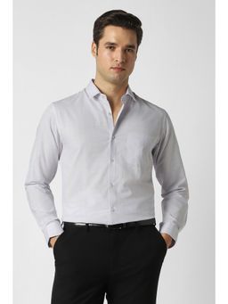Peter England - Men White Slim Fit Formal Shirt