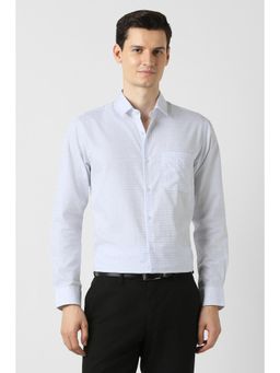 Peter England - Men White Slim Fit Formal Shirt