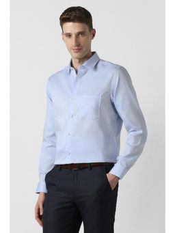 Peter England - Men Light Blue Regular Fit Formal Shirt