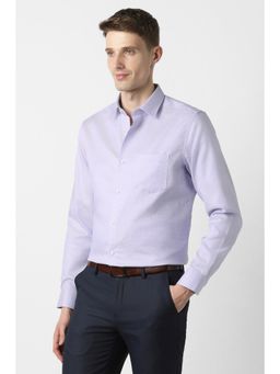 Peter England - Men Lilac Regular Fit Formal Shirt