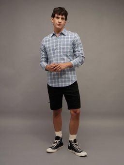 American Eagle - Ae Slim Fit Poplin Button-Up Casual Shirt