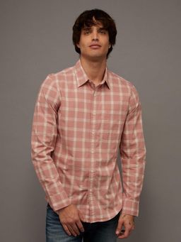 American Eagle - Ae Slim Fit Poplin Button-Up Casual Shirt