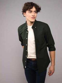 American Eagle - Ae Everyday Slim Oxford Button-Up Casual Shirt