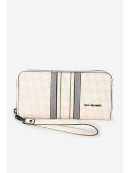 Van Heusen - Women Beige Print Casual Wallet