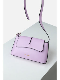 Van Heusen - Women Lilac Solid Casual Sling Bag