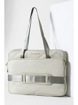 Van Heusen - Women Grey Solid Formal Handbag