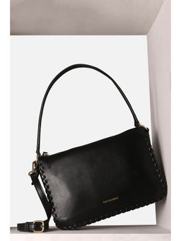 Van Heusen - Women Black Solid Casual Sling Bag