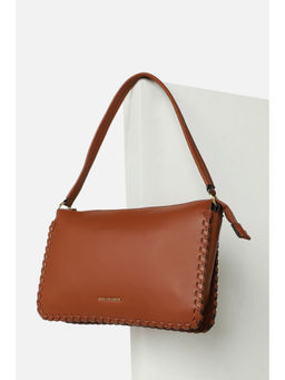 Van Heusen - Women Brown Solid Casual Sling Bag