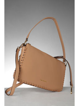 Van Heusen - Women Beige Solid Casual Sling Bag