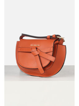 Van Heusen - Women Orange Solid Casual Sling Bag