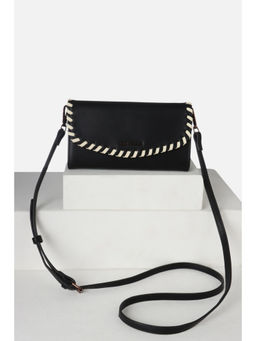 Van Heusen - Women Black Solid Casual Sling Bag