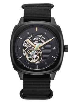 Fastrack - Automatics 3.0 Black Dial Black Nato Watch - 3333NP01 (M)