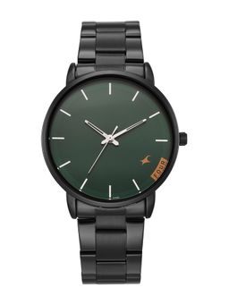Fastrack - Stunners X Quartz Dark Green Dial Black Stainless steel Watch - 38159NM01 (M)