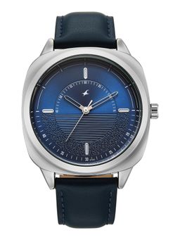 Fastrack - Stunners X Quartz Dark Blue Dial Blue Leather Watch - 38161SL02 (M)