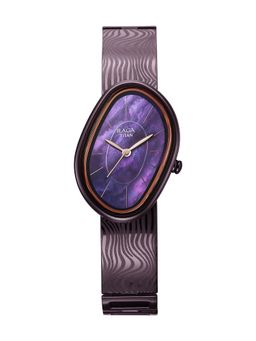 Titan - Raga Sierra Quartz Prune Dial Prune Brass Watch - 95390QM01 (M)