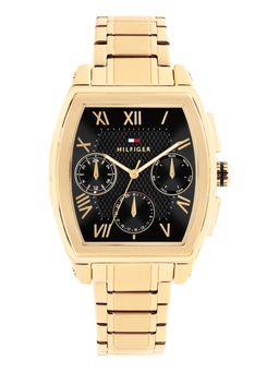 Tommy Hilfiger - Th-Oxford Quartz Black Dial Gold Stainless Steel Watch - TH1710764 (M)
