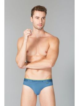 Van Heusen Innerwear - Men Swift Dry & Breathable AIR Series Active Briefs - Blue Grey