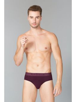 Van Heusen Innerwear - Men Colour Fresh & Breathable AIR Series Briefs - Deep Wine
