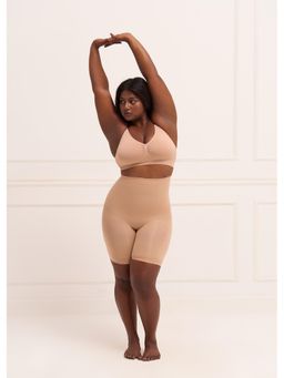 Underneat - Women Seamless High Waist Butt Lifting Body Shaper Shorts