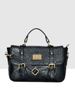 ESBEDA - Black Colour Handle Medium Handbag for Women