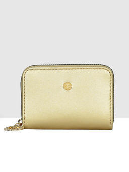 ESBEDA - Gold Colour Small Card Holder Cum Wallet for Women