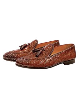 SHUTIQ - Barek Kiltie Cocoa Shoes