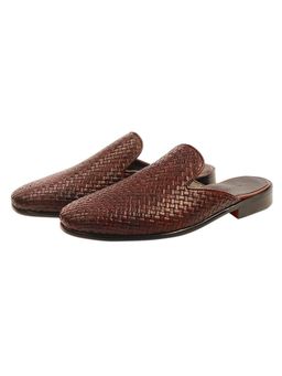 SHUTIQ - Barek Mules Cocoa Shoes