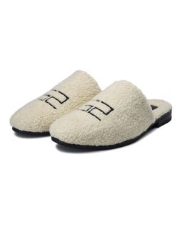 SHUTIQ - Wookie Ivory Pointed Toe Mules