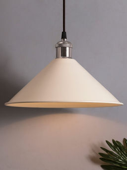Homesake - White Barn Metal Ceiling Pendant Lamp Nickel