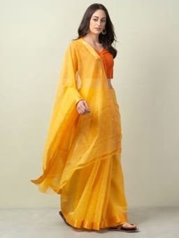 Fabindia - Cotton Mangalgiri Woven Sari