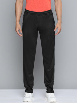 Alcis - Men Black Solid Track Pants