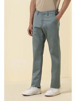Allen Solly - Men Grey Solid Casual Trouser