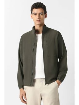 Van Heusen - Men Grey Solid Casual Jacket