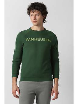 Van Heusen - Men Green Crew Neck Sweatshirt
