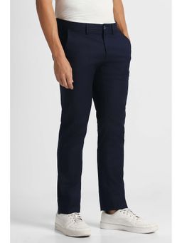 Van Heusen - Men Navy Blue Casual Trouser