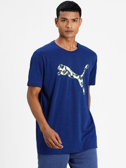Puma - Performance Branded Training Men Blue T-Shirt