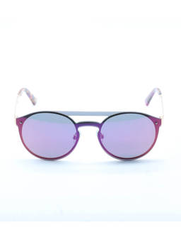 Web Eyewear - Purple Round Metal Uv Protected Sunglasses Women (We0182 51 34Z) (51)