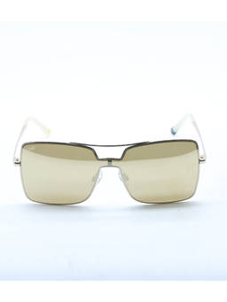 Web Eyewear - Brown Oversized Metal Uv Protected Sunglasses Women (We201 00 28G) (52)