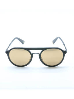 Web Eyewear - Brown Aviator Acetate Uv Protected Sunglasses Men (We204 52 02G) (52)