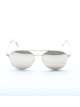 Web Eyewear - Brown Round Metal Uv Protected Sunglasses Men (We208 59 34G) (59)