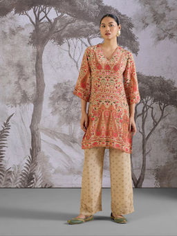 THREE-THREE - Dari Beige Tunic With Pant