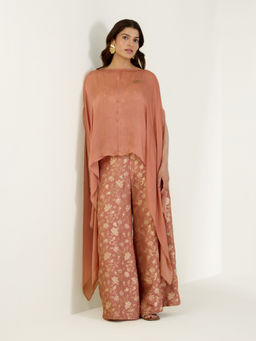 THREE-THREE - Opaline Pink Kaftan With Palazzo