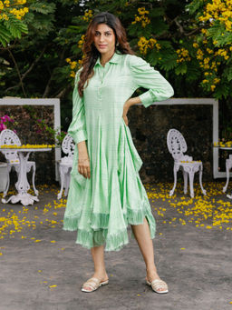 House of Fett - Mandalay Green Midi Dress