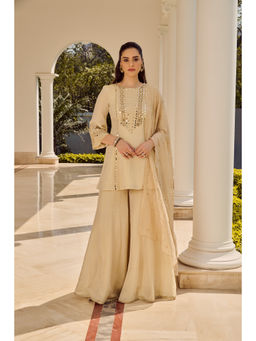 PARUL GANDHI - Mirror Embellished Sharara Set With Dupatta