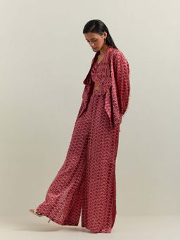 Studio Shikha Malik - Medley - Cotton Satin Party Wear Co-Ord Set