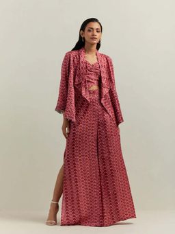 Studio Shikha Malik - Medley Top Skirt With Jacket