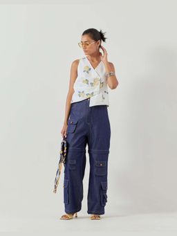 Studio Shikha Malik - Zia- Waist Coat Top