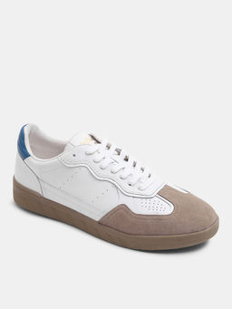 Jack & Jones - White Premium Leather Sneakers