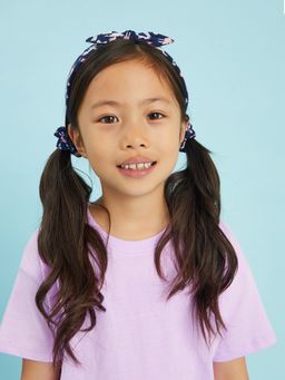 Accessorize London - Kids Unicorn Print Bow Hair Band