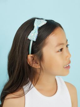Accessorize London - Kids Sequin Bow Hair Band